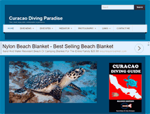 Tablet Screenshot of curacaounderwater.com